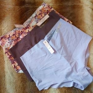 3 Pair of Victoria Secret No-show Brief Panties Size Medium